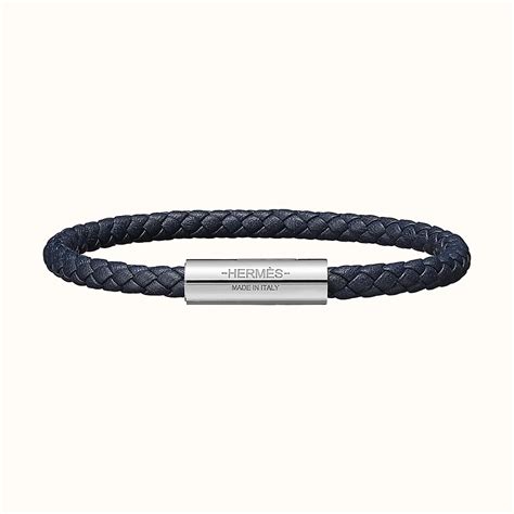 bracelet cuir hermes homme|bracelet Hermes argent et cordon.